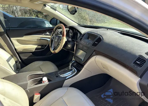 2011 Buick Regal Cxl Turbo Russelsheim из США, поврежденный, VIN W04GW5EV1B1041372